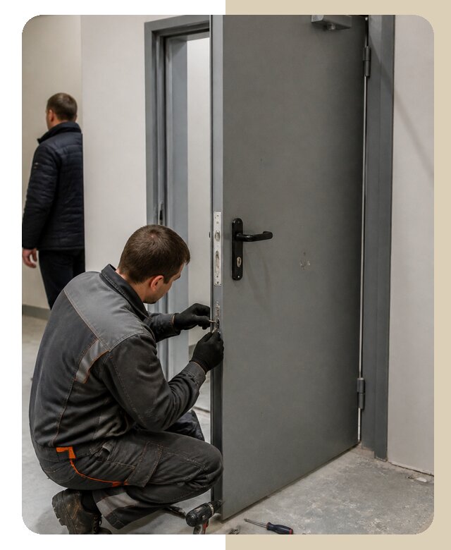 Ремонт противопожарной двери в Рубцовске по цене 6573 р. | ДвериЛегко-Рбц