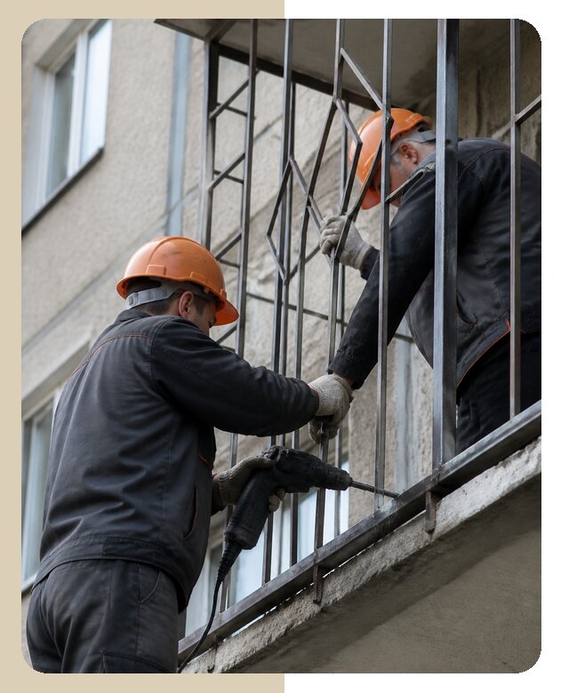Профессиональная установка балконных решеток в Рубцовске