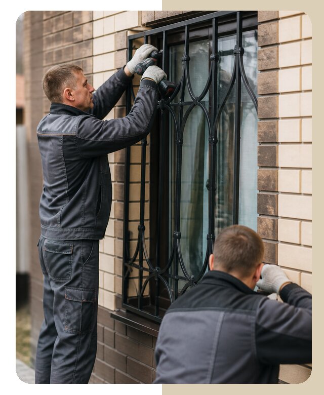 Установка решеток в дом в Рубцовске по цене от 3540 р. | ДвериЛегко-Рбц