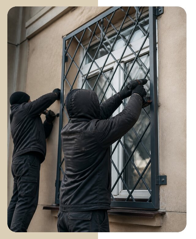 Установка антивандальных решеток на окна в Рубцовске